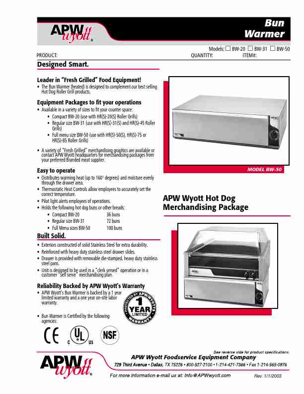 APW Wyott Food Warmer BW-20-page_pdf